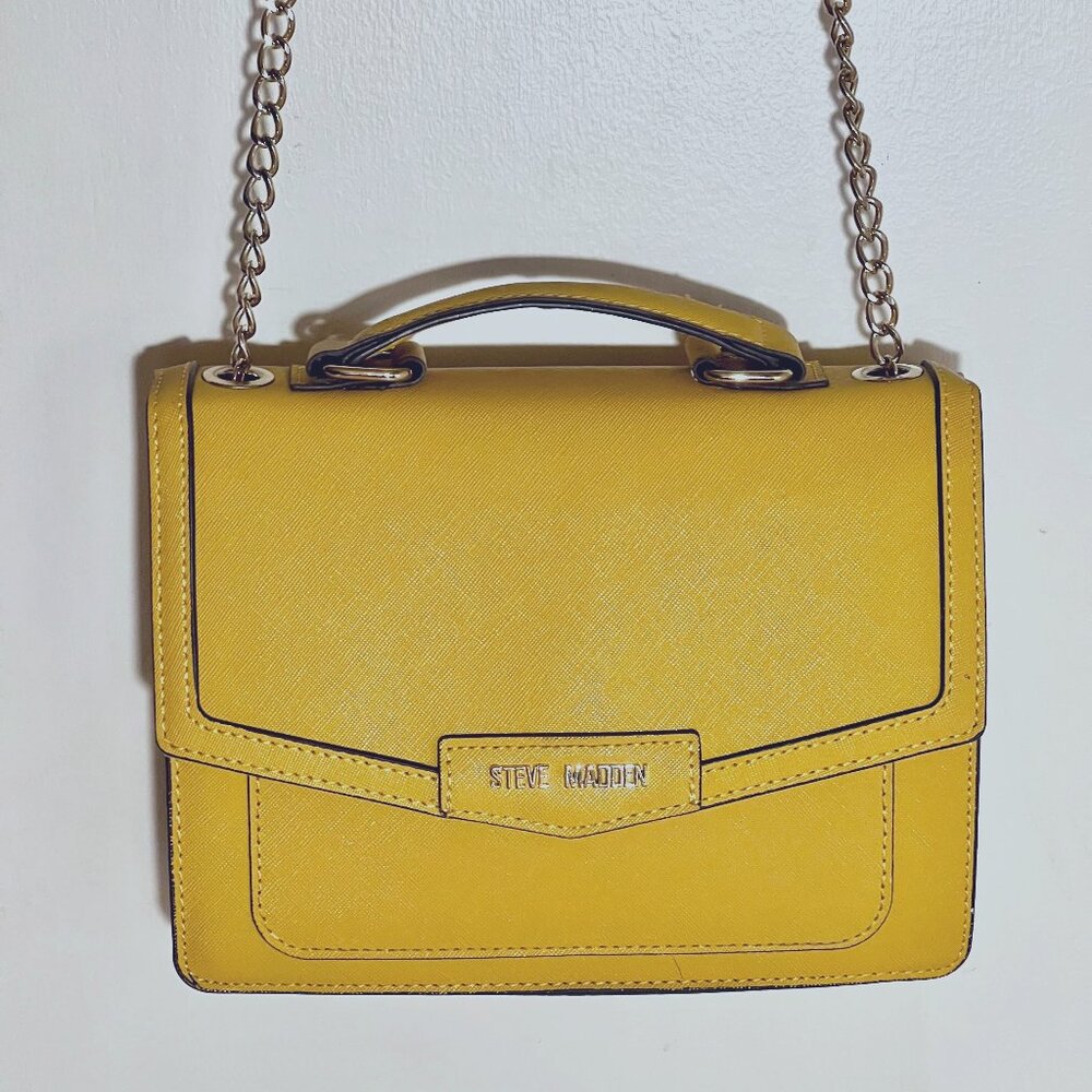 STEVE MADDEN EUC Long Chain Strap Handbag